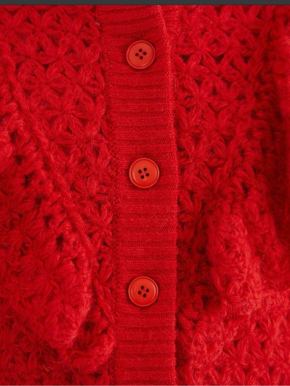 Farm Rio
Red Flower Texture Knit Cardigan - Picture 5 of 16